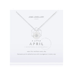 Joma Jewellery | April Birthstone Necklace