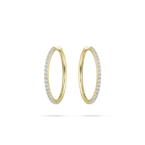 
            
                Load image into Gallery viewer, Gisser | Bold Bands Sparkling Hoops
            
        