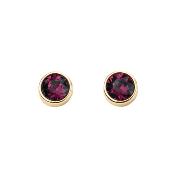February Birthstone Stud Earrings