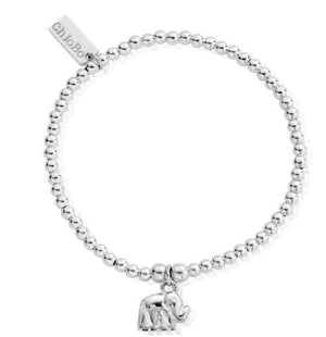 ChloBo Cute Charm Elephant Bracelet Silver - Maudes The Jewellers