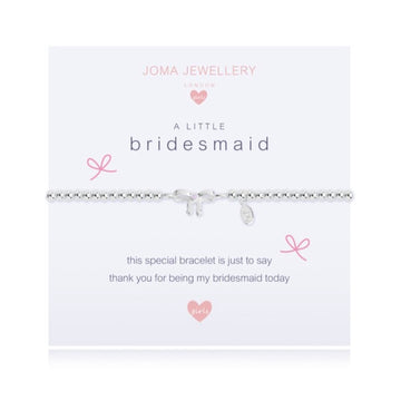 Joma Jewellery Children’s A Little Bridesmaid Bracelets