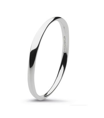 Kit Heath | Sterling Silver Bevel Cirque Bangle