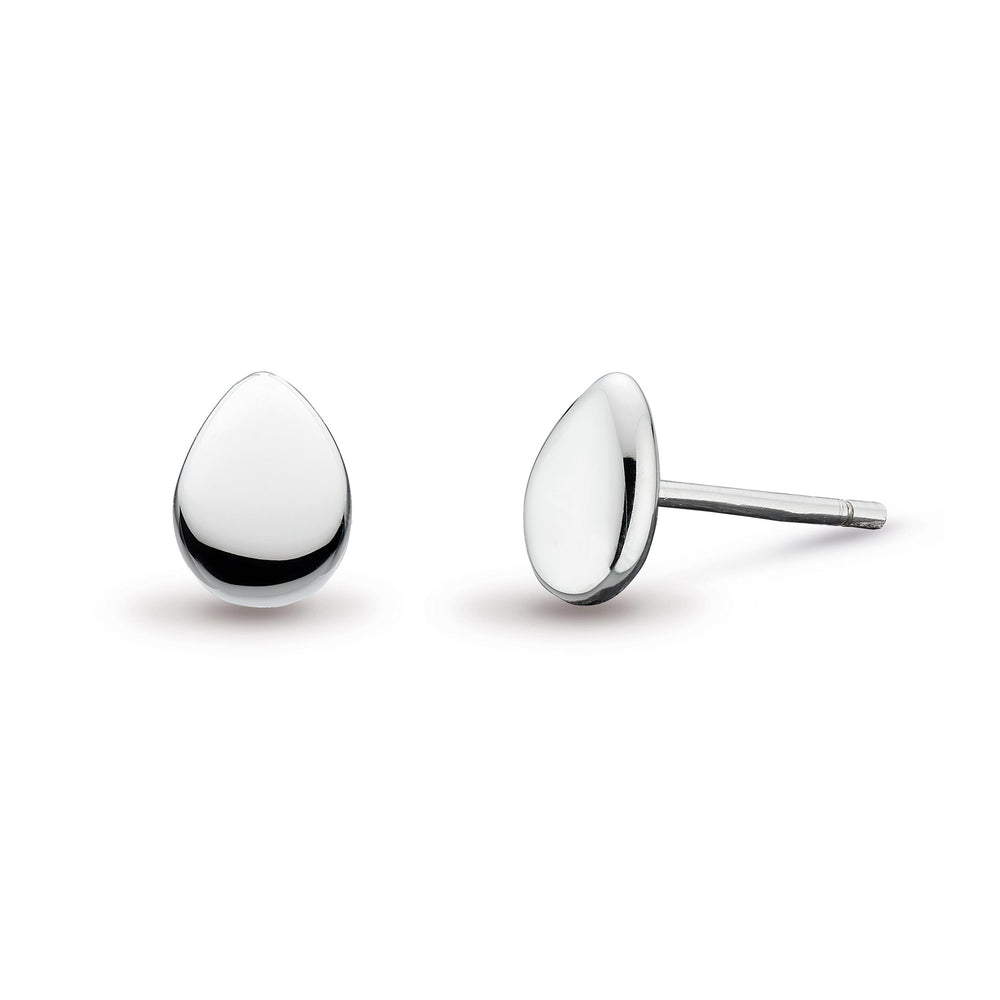 Kit Heath | Coast Pebble Mini Silver Stud Earrings