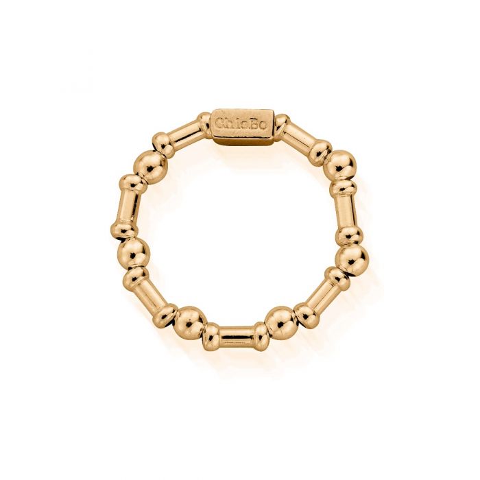 ChloBo Rhythm of Water Ring Medium Gold - Maudes The Jewellers