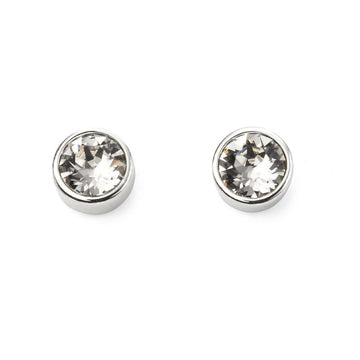 April Birthstone Stud Earrings