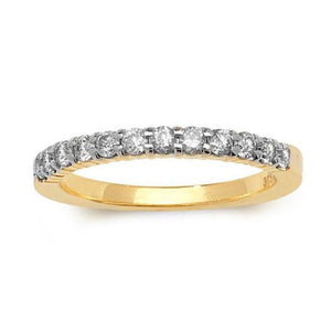 9ct Yellow Gold, Diamond Eternity Ring