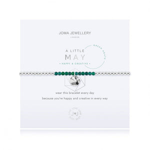 
            
                Load image into Gallery viewer, Joma Jewellery | Birthstone May | Green Agate Bracelet
            
        
