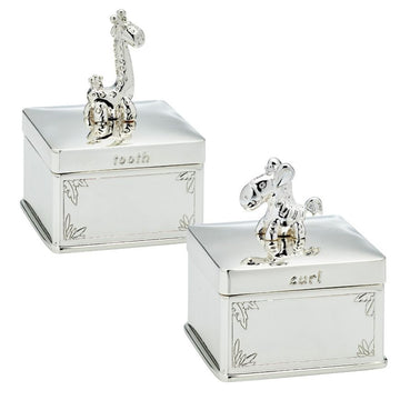 Giraffe and Zebra Tooth & Curl Boxes