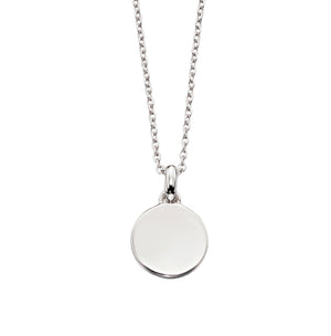 Sterling Silver Children's Disc Necklace - Maudes The Jewellers