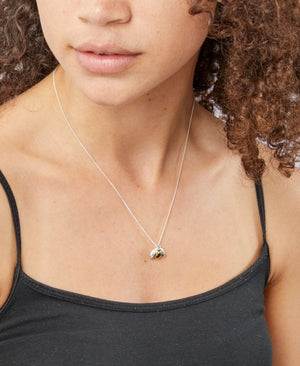 The Bee Collection Silver Bee Pendant - Maudes The Jewellers