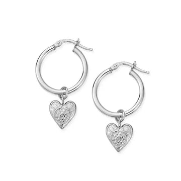 ChloBo | Decorated Heart Hoops