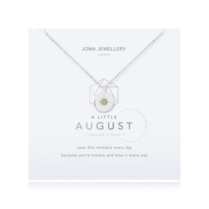 Joma Jewellery August Birthstone Necklace