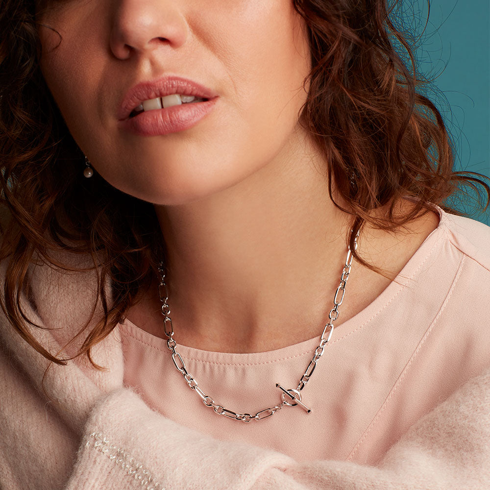 Kit Heath | Revival Figaro Chain Link T-Bar Necklace
