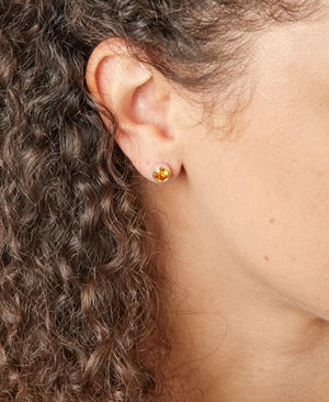 November Birthstone Stud Earrings - Maudes The Jewellers