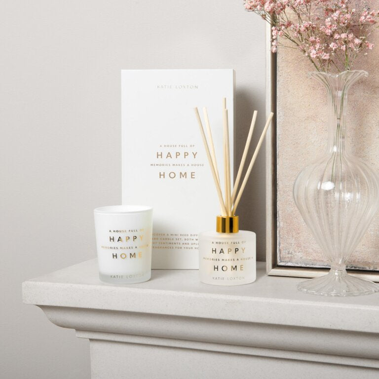 Katie Loxton | Sentiment Mini Fragrance Set | A House Full Of Happy Memories Makes A House A Home