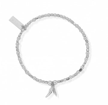 ChloBo | Mini Cube Double Feather Bracelet