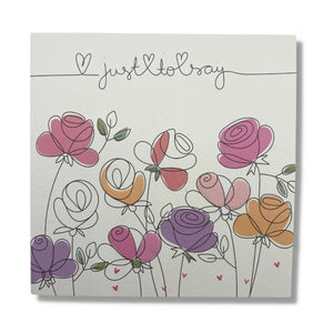 Belly Button Designs | Just To Say Card