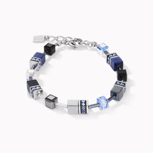 Coeur de Lion Bracelet GeoCUBE® medium blue