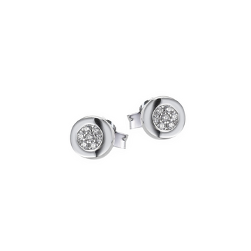 Real Effect | Sterling Silver Stud Earrings