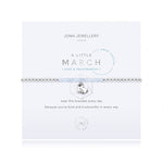 Joma Jewellery | Birthstone March Aqua Crystal Bracelet