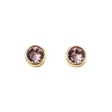 June Birthstone Stud Earrings