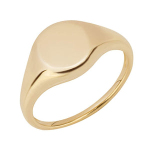 9ct Yellow Gold Unisex Signet Ring