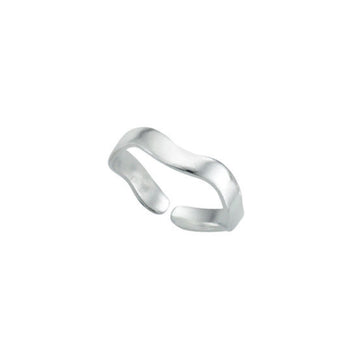Sterling Silver Wavy Toe Ring