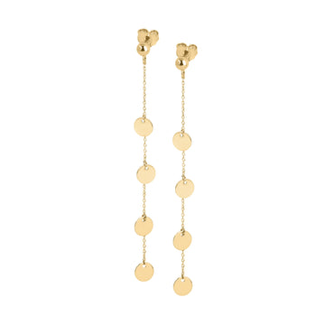 9ct Yellow Gold Dangly Earrings