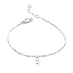 
            
                Load image into Gallery viewer, Rachel Jackson | Mini Initial Charm Chain Bracelet
            
        