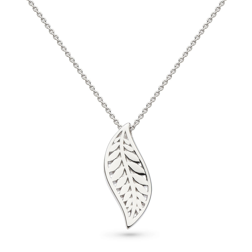 Kit Heath | Blossom Eden Leaf Silver Necklace