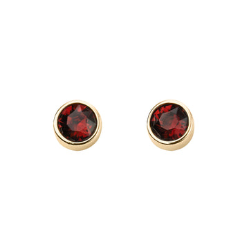January Birthstone Stud Earrings