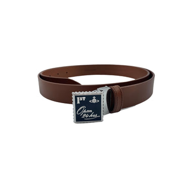 Vivienne Westwood | Belts Open 24h Square Buckle Belt | Brown