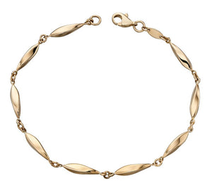 
            
                Load image into Gallery viewer, 9ct Yellow Gold Marquise Bracelet
            
        