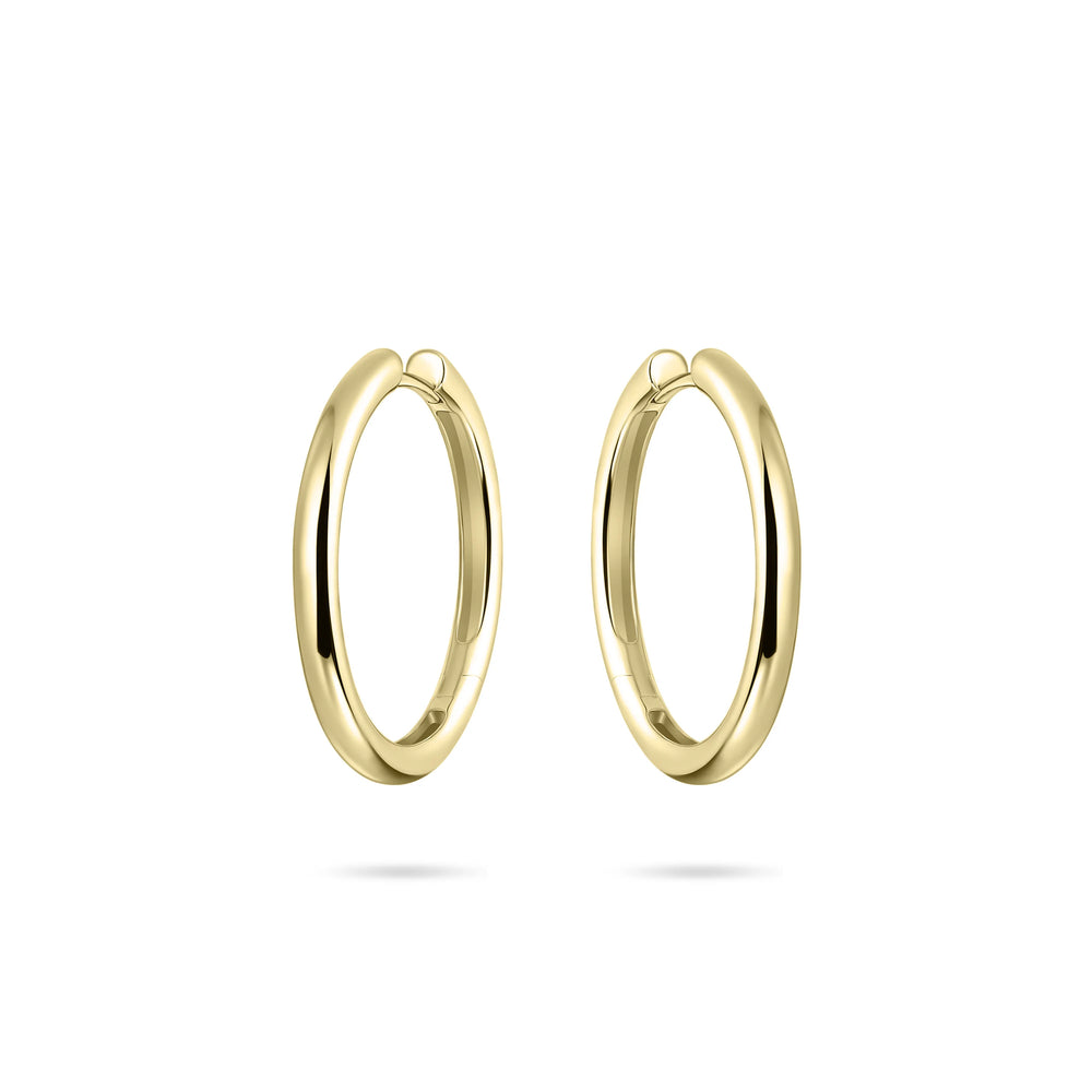 Gisser | Polished Bold Bands Hoops