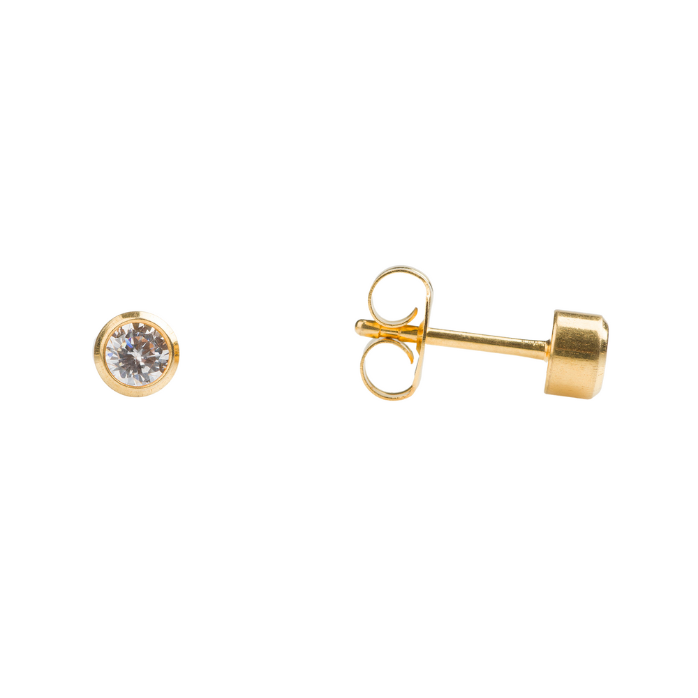 Small cz 2025 stud earrings