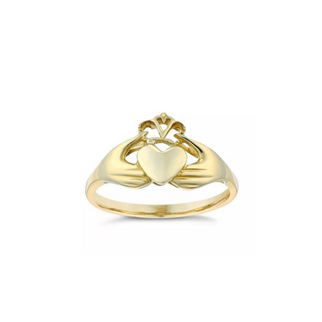 9ct Yellow Gold Claddagh Ring