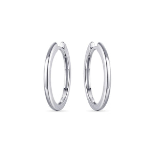 Gisser | Classic Silver Hoops