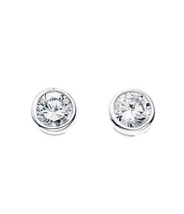 Sterling Silver Sparkle Studs