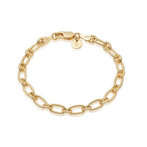 
            
                Load image into Gallery viewer, Daisy London Stacked Linked Chain Bracelet | 18ct Gold Plated
            
        