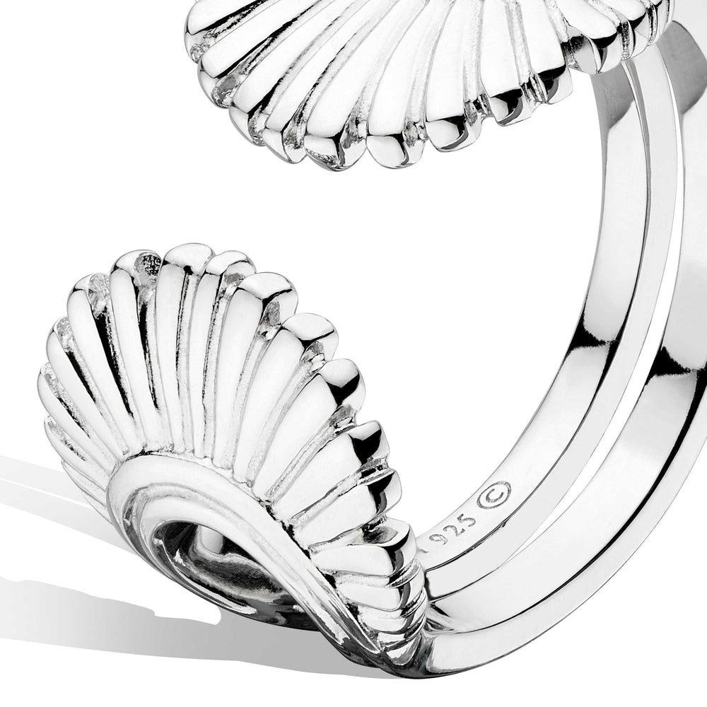 Kit Heath | Radiance Silver Fan Ring