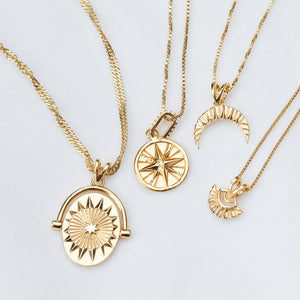 Rachel Jackson | Personalised North Star Spinner Necklace