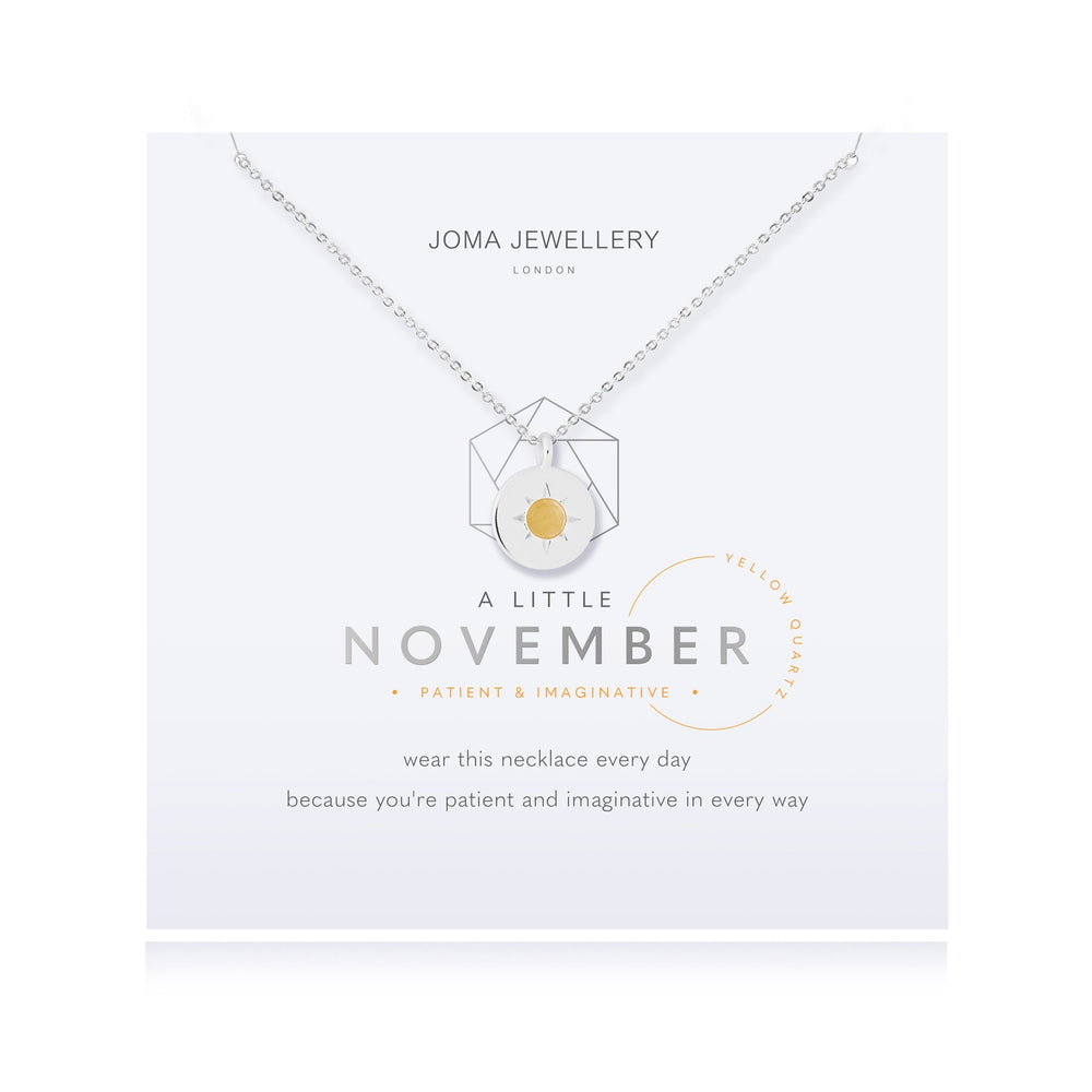 Joma Jewellery November Birthstone Necklace