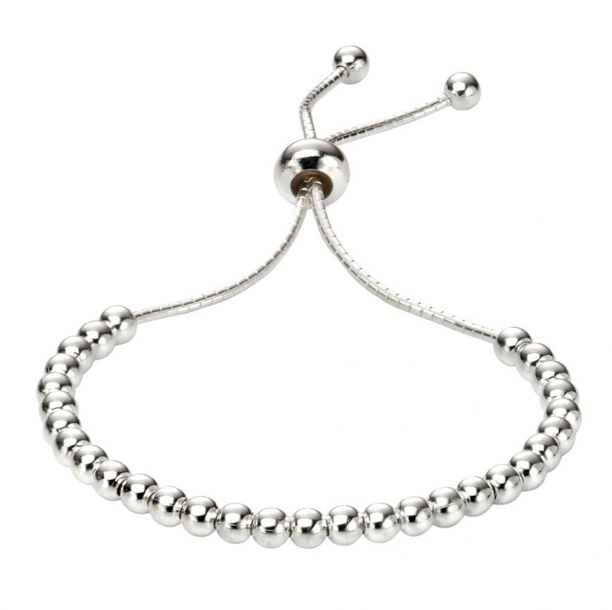 
            
                Load image into Gallery viewer, Children’s Polished Ball Toggle Bracelet - Maudes The Jewellers
            
        