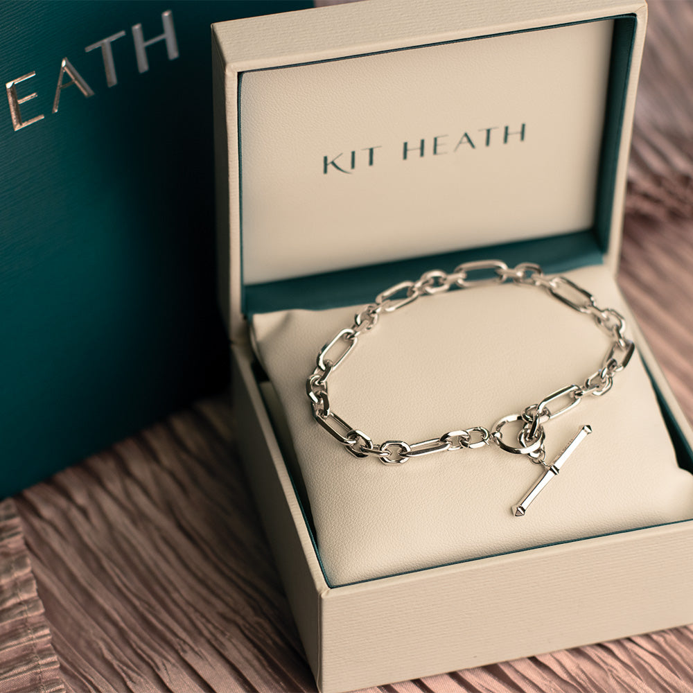 Kit Heath | Revival Figaro Chain Link T-Bar Bracelet