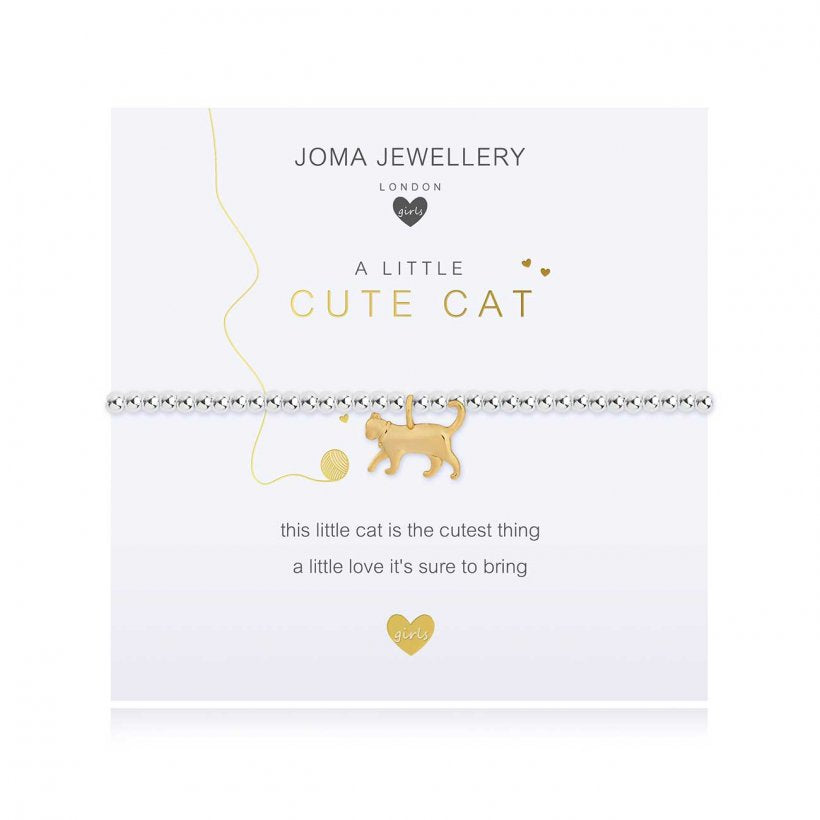 Joma Jewellery Children’s A Little Cute Cat Bracelet