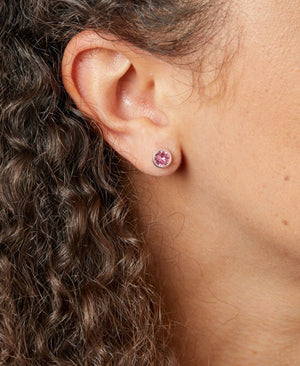 October Birthstone Stud Earrings - Maudes The Jewellers