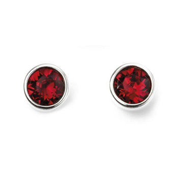 July Birthstone Stud Earrings