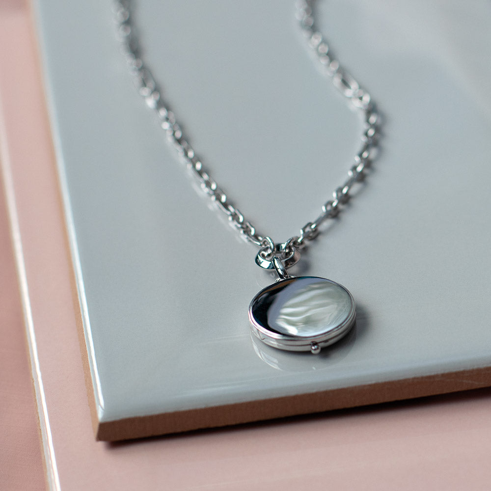 Kit Heath | Astoria Figaro Silver Chain Locket Necklace