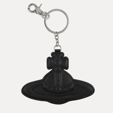 Vivienne Westwood | Smooth Leather Injected Orb Mirror Keyring