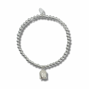 Ettie Medium Bead Buddha Bracelet